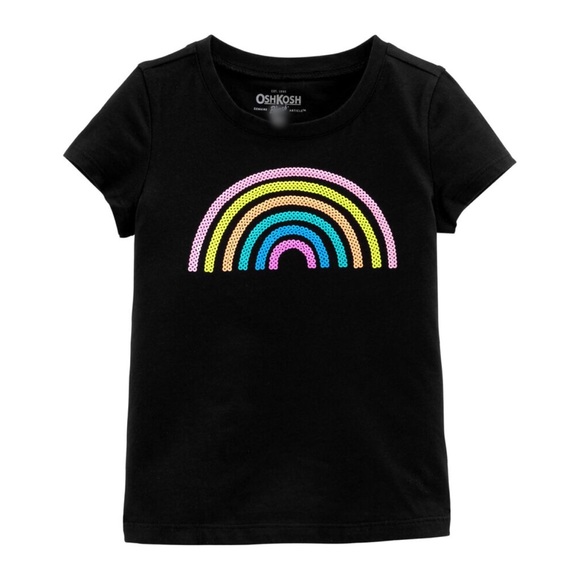 OSHKOSH RAINBOW SEQUIN TEE 🌈 - Picture 1 of 2